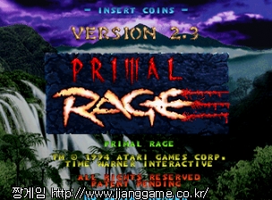 ÇÁ¶óÀÌ¸Ö ·¹ÀÌÁö (¹öÀü 2.3) Primal Rage (version 2.3)